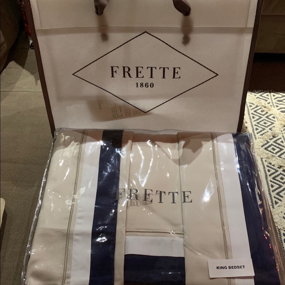 Frette sheets. The finest linens in the world.